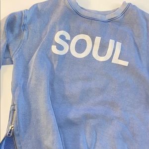 Soul cycle crew neck hoodie